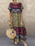 Tavira – Printed Flowing Maxi Dress
