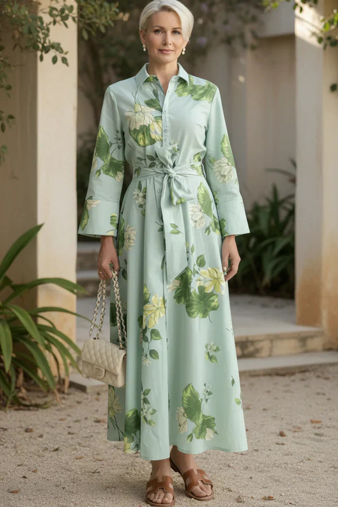 AMARA - ELEGANT FLORAL DRESS