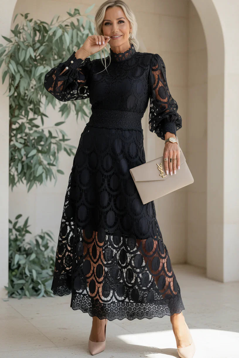 VALENTINA – LACE MIDI DRESS
