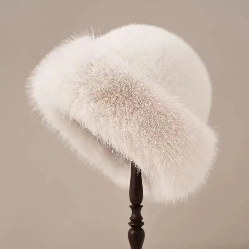 Samara™ | Chapeau cloche en peluche à large bord