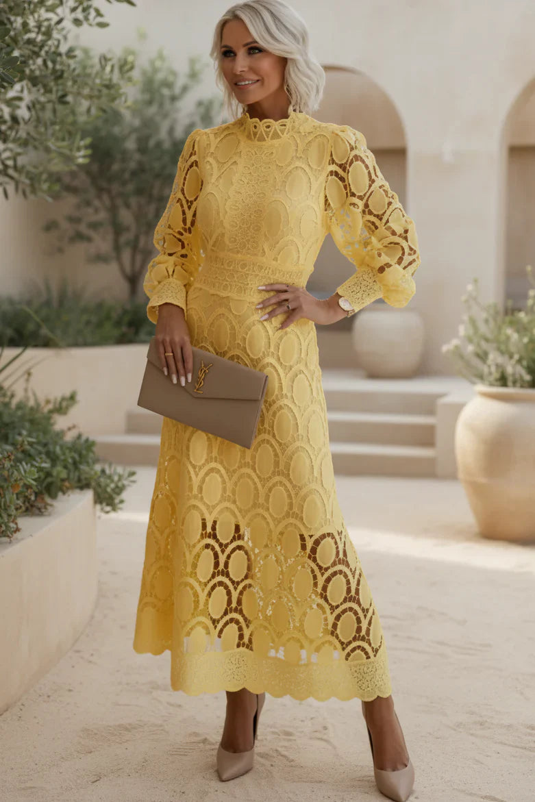 VALENTINA – LACE MIDI DRESS