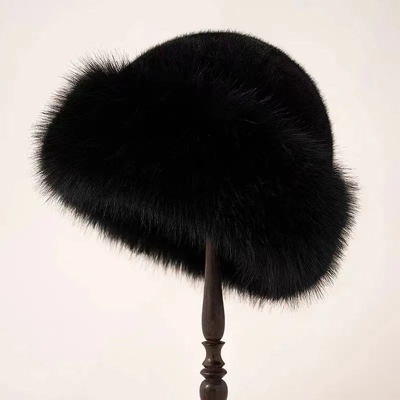 Samara™ | Chapeau cloche en peluche à large bord