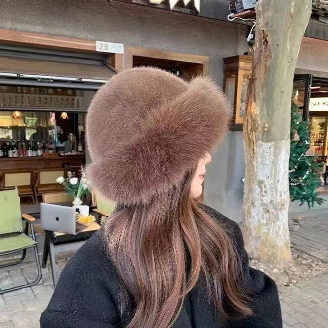 Samara™ | Chapeau cloche en peluche à large bord