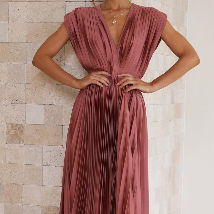 MARIA | Robe plissée élégante