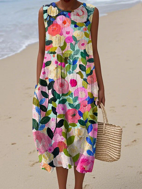 Robe Midi Florale Ava™