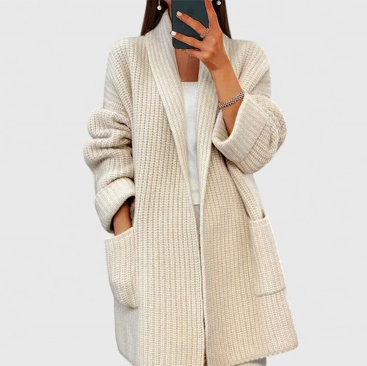 WINONA™ | Cardigan Douillet Ouvert – Confort & Élégance Sans Effort