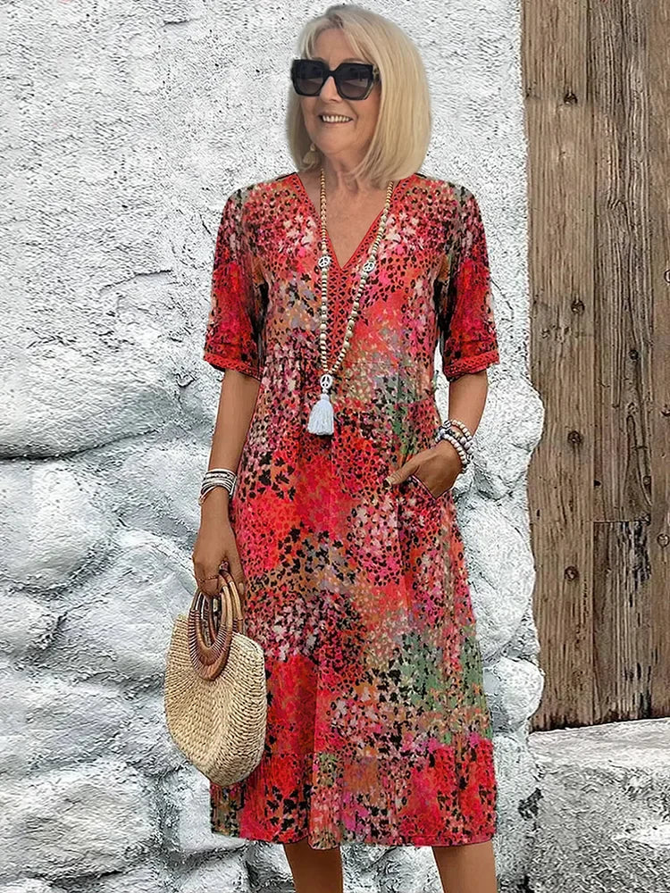 Robe Midi Vibrante Maya