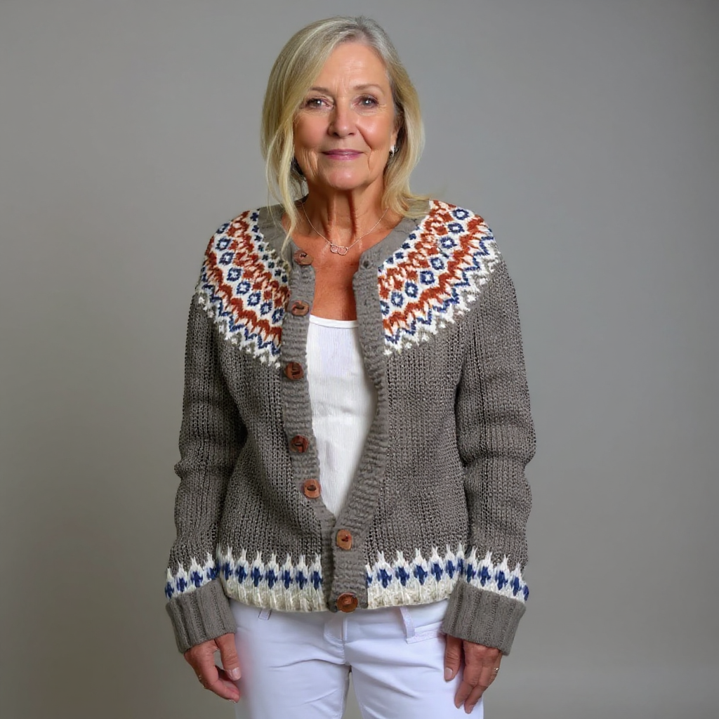 SAELA™ | Cardigan Islandais Classique
