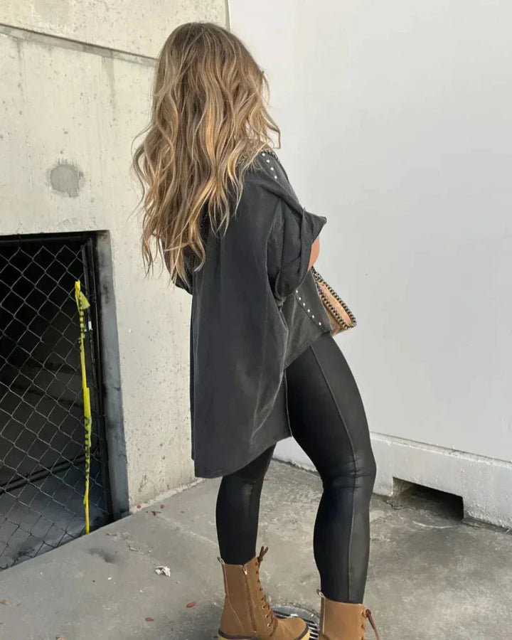 BELLA | T-shirt oversize à clavettes