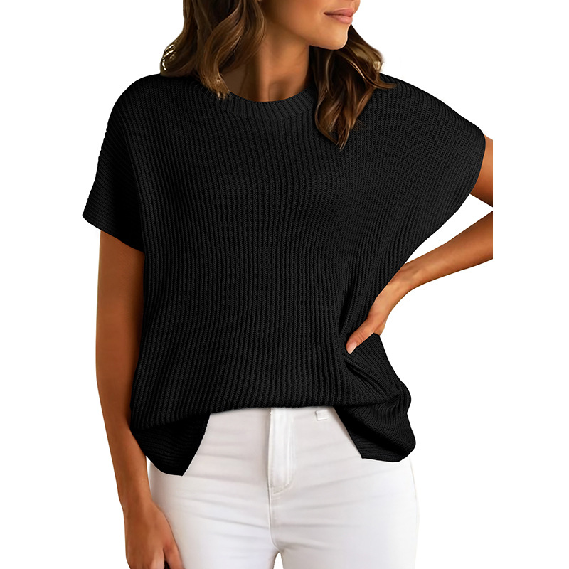 Pull Tricoté Col Rond