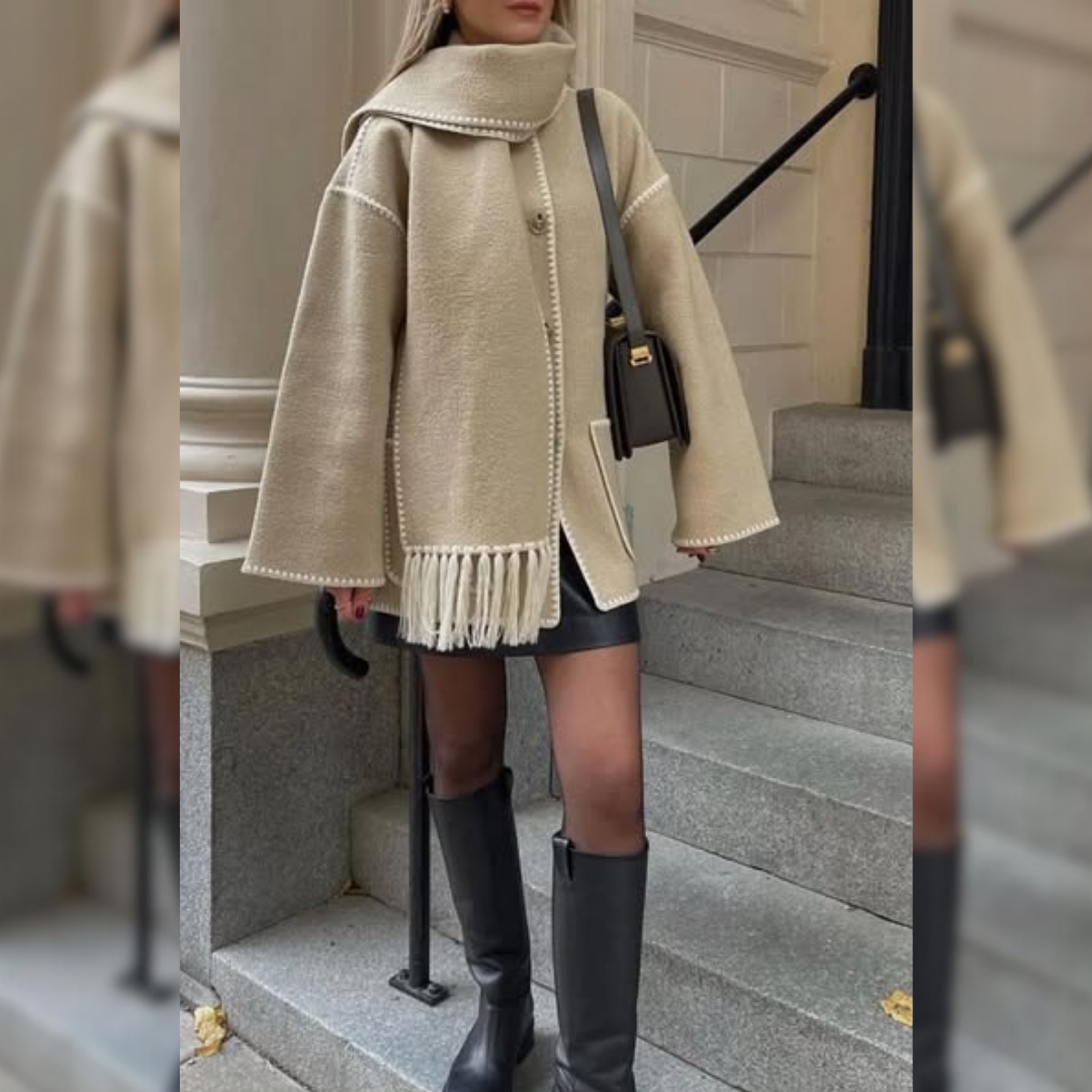 FREDERICA | Manteau de luxe avec boutons