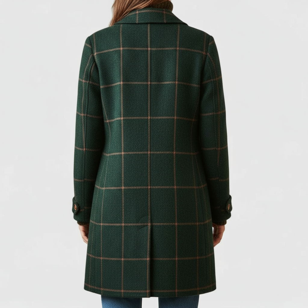 FIONA™ | Manteau Classique à Carreaux