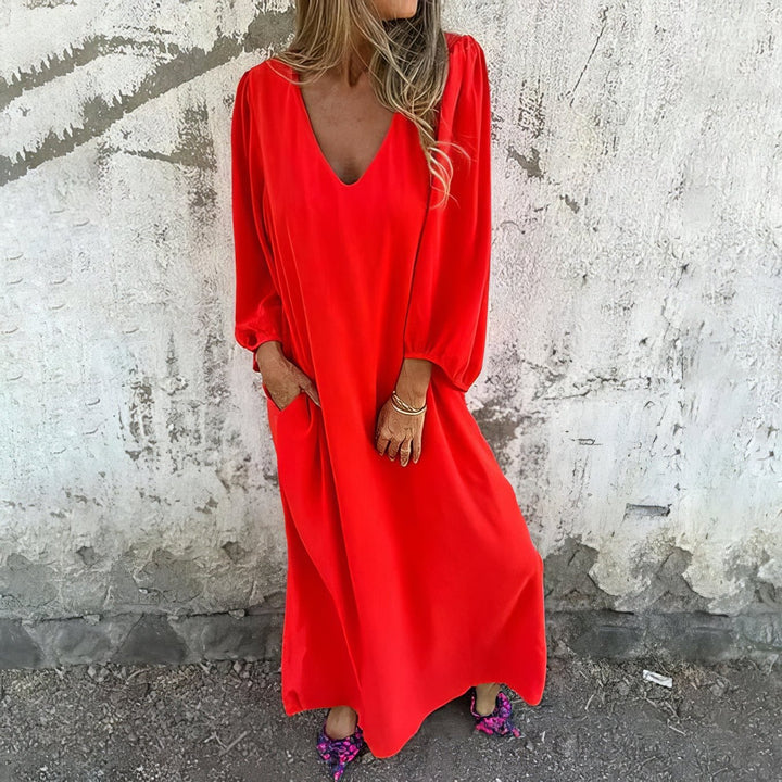 ELENA | Robe Boho Longue avec Poches
