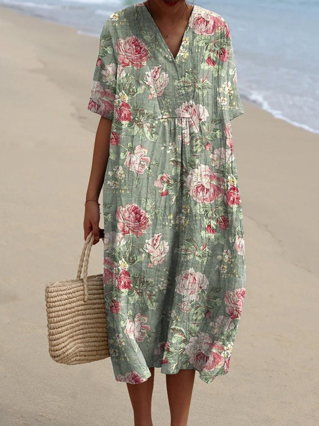 Lina | Robe Fleurie Vintage