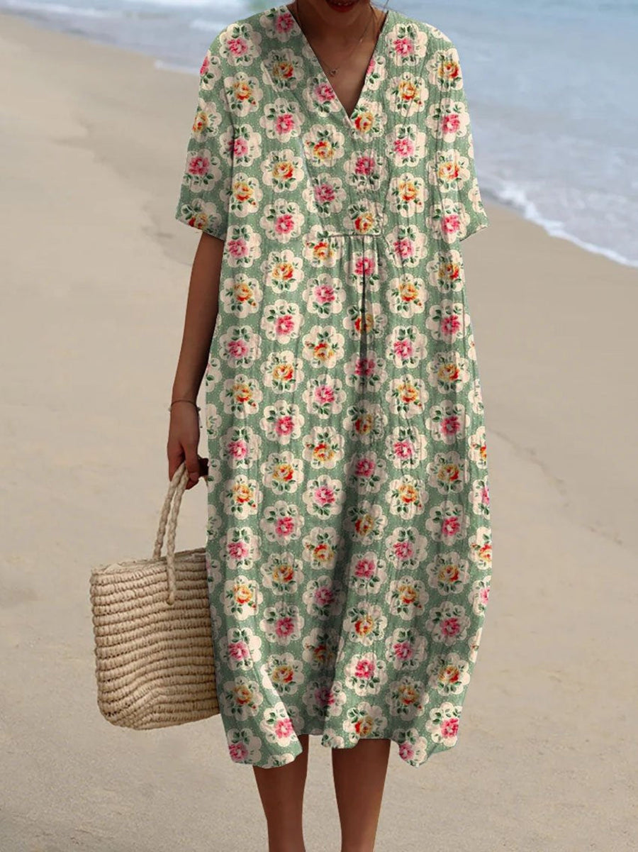 Femke | Robe Florale Vintage